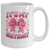 Groovy It's My Birthday Girls Women Teens Coquette Bow Bday Mug | teecentury