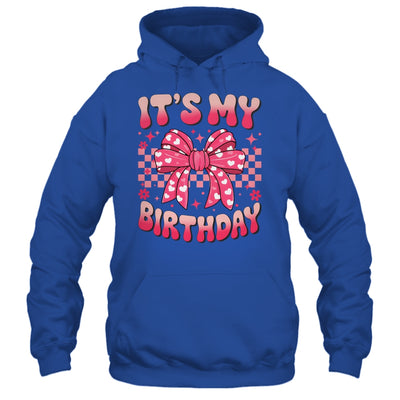 Groovy It's My Birthday Girls Women Teens Coquette Bow Bday Shirt & Tank Top | teecentury