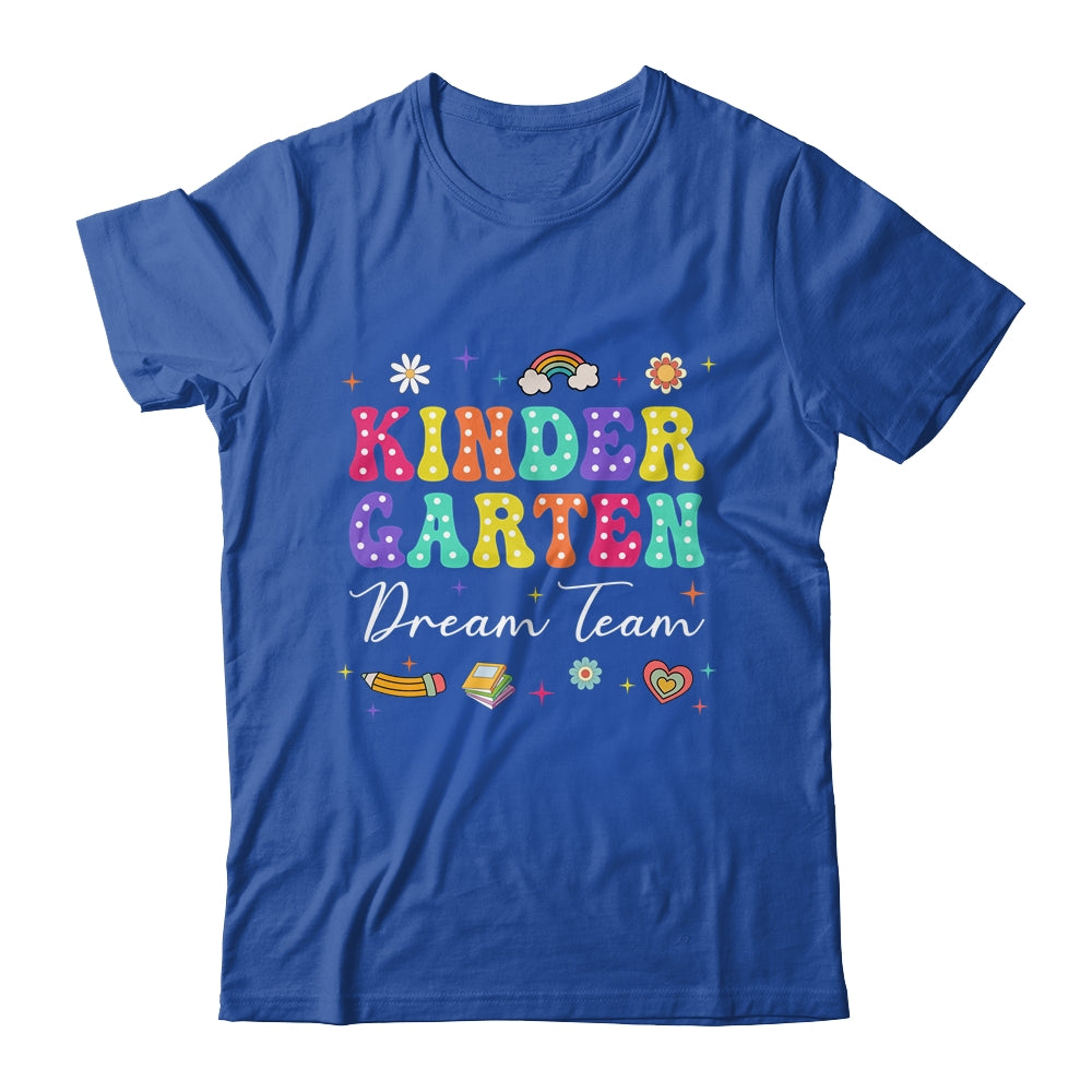 Groovy Kindergarten Dream Team Back To School Teacher Kids Shirt & Hoodie | teecentury