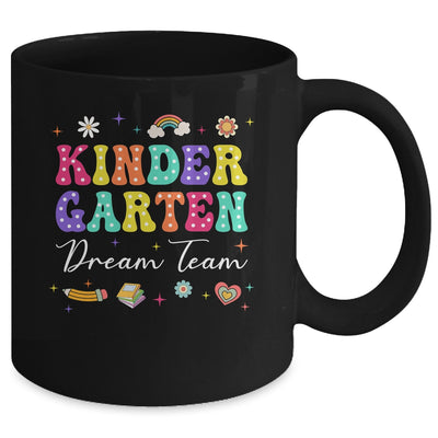 Groovy Kindergarten Dream Team Back To School Teacher Mug | teecentury