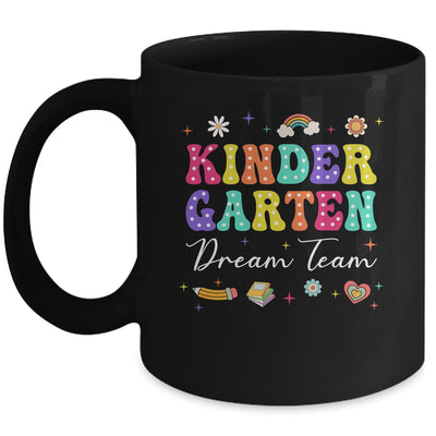 Groovy Kindergarten Dream Team Back To School Teacher Mug | teecentury