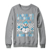 Groovy Love My Students Snow Much Christmas Snowman Teacher Shirt & Sweatshirt | teecentury