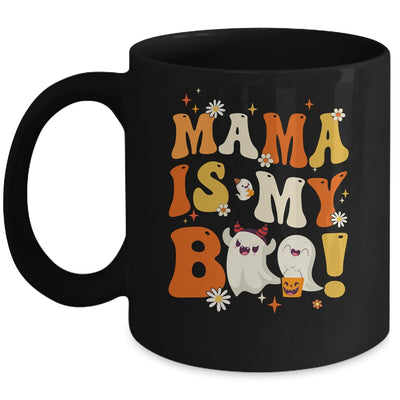 Groovy Mama Is My Boo Halloween Boys Girls Kids Mug | teecentury