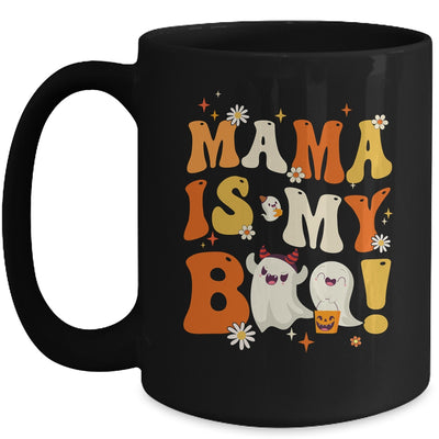 Groovy Mama Is My Boo Halloween Boys Girls Kids Mug | teecentury