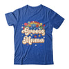 Groovy Mama Retro Hippie Peace Sign Floral Mothers Day Shirt & Tank Top | teecentury