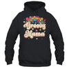 Groovy Mama Retro Hippie Peace Sign Floral Mothers Day Shirt & Tank Top | teecentury
