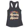 Groovy Mamaw Retro Hippie Peace Sign Floral Mothers Day Shirt & Tank Top | teecentury