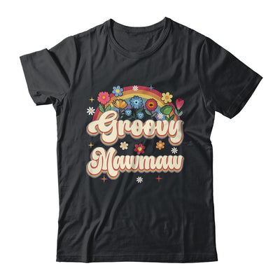 Groovy Mawmaw Retro Hippie Peace Sign Floral Mothers Day Shirt & Tank Top | teecentury