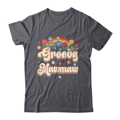 Groovy Mawmaw Retro Hippie Peace Sign Floral Mothers Day Shirt & Tank Top | teecentury