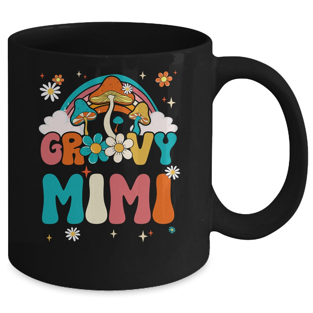 Groovy Mimi Birthday Party Theme Decorations Rainbow Family Mug | teecentury