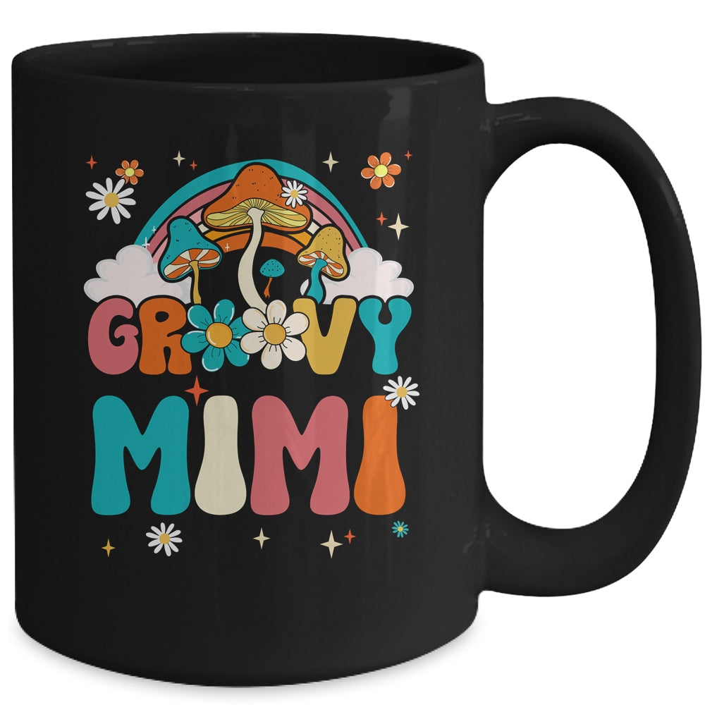 Groovy Mimi Birthday Party Theme Decorations Rainbow Family Mug | teecentury