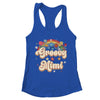 Groovy Mimi Retro Hippie Peace Sign Floral Mothers Day Shirt & Tank Top | teecentury
