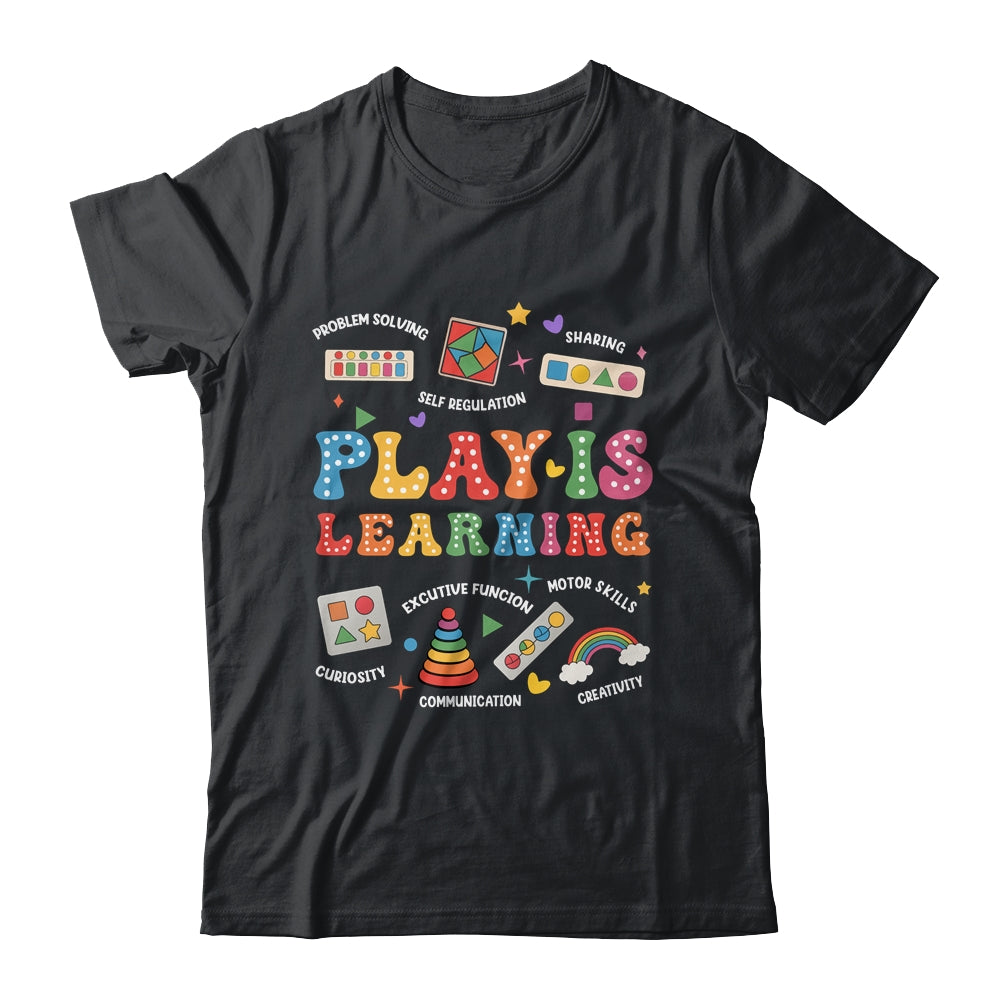 Groovy Play Is Learning Kindergarten Teacher Appreciation Shirt & Hoodie | teecentury