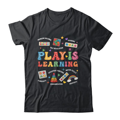 Groovy Play Is Learning Kindergarten Teacher Appreciation Shirt & Hoodie | teecentury