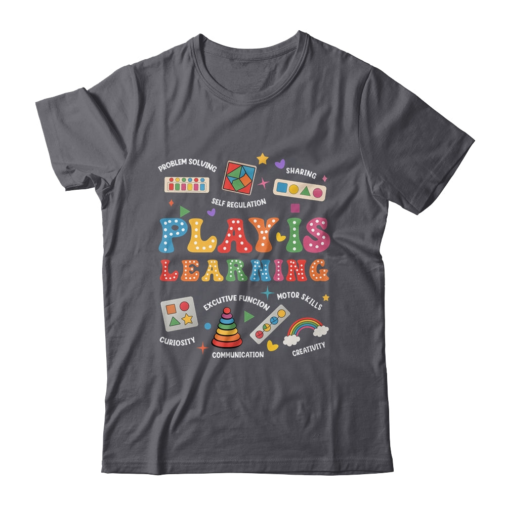 Groovy Play Is Learning Kindergarten Teacher Appreciation Shirt & Hoodie | teecentury