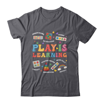 Groovy Play Is Learning Kindergarten Teacher Appreciation Shirt & Hoodie | teecentury