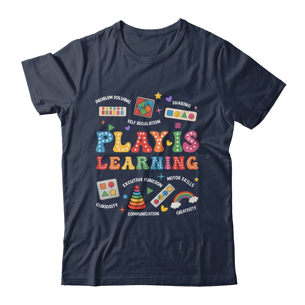 Groovy Play Is Learning Kindergarten Teacher Appreciation Shirt & Hoodie | teecentury