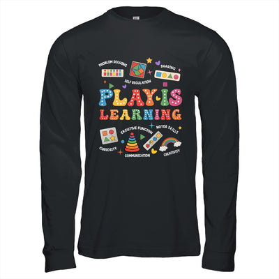 Groovy Play Is Learning Kindergarten Teacher Appreciation Shirt & Hoodie | teecentury