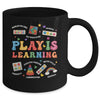 Groovy Play Is Learning Kindergarten Teacher Appreciation Mug | teecentury