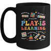 Groovy Play Is Learning Kindergarten Teacher Appreciation Mug | teecentury
