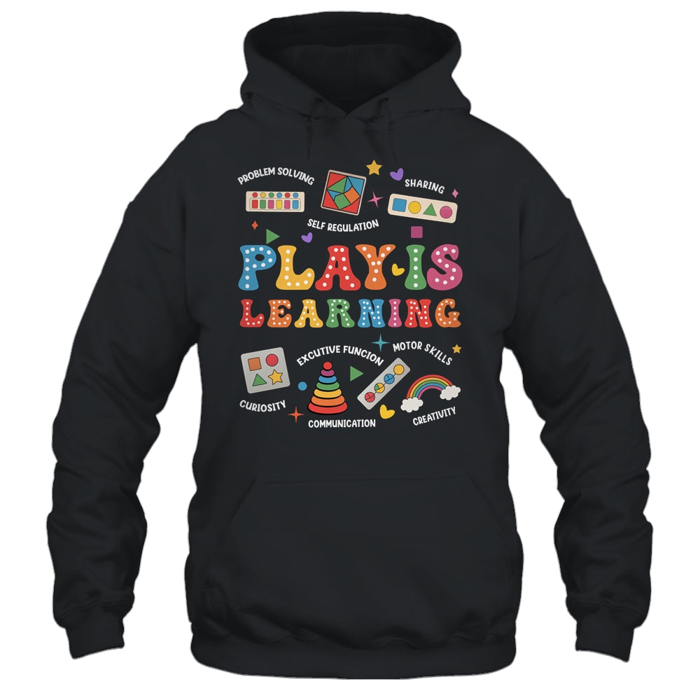 Groovy Play Is Learning Kindergarten Teacher Appreciation Shirt & Hoodie | teecentury