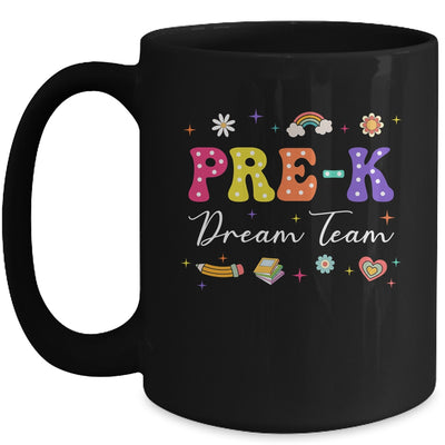 Groovy Pre-K Dream Team Back To School Teacher Mug | teecentury