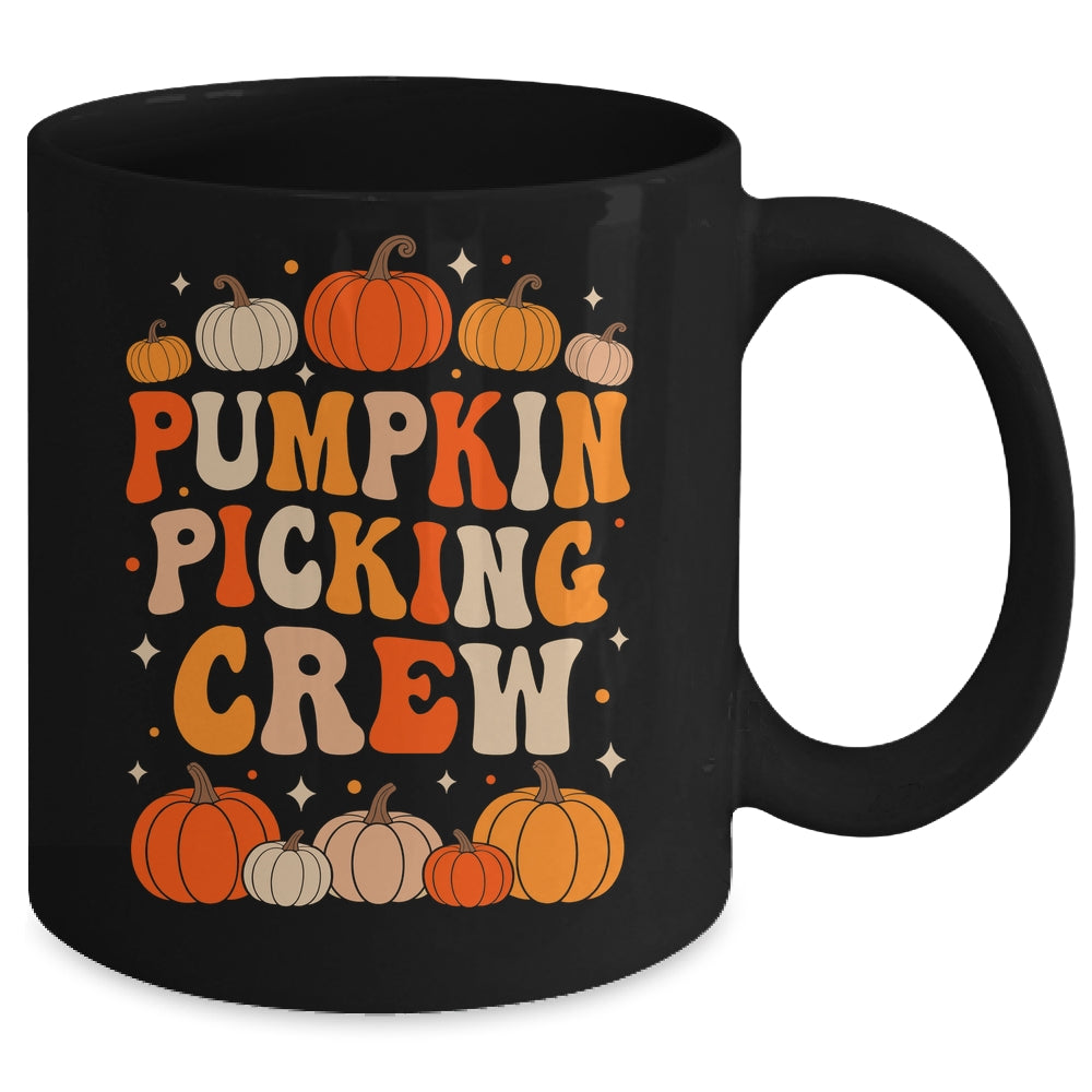 Groovy Pumpkin Picking Crew Matching Family Group Autumn Mug | teecentury
