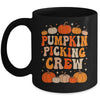 Groovy Pumpkin Picking Crew Matching Family Group Autumn Mug | teecentury