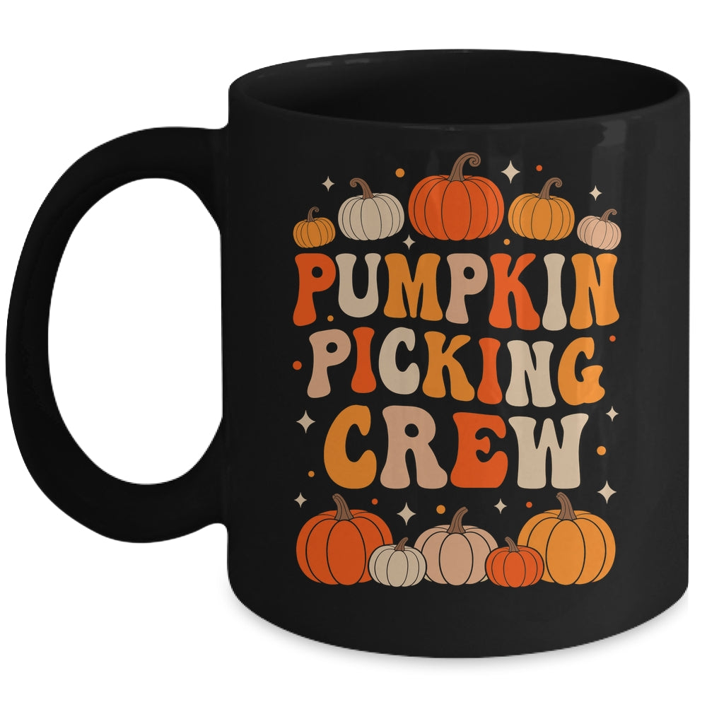 Groovy Pumpkin Picking Crew Matching Family Group Autumn Mug | teecentury