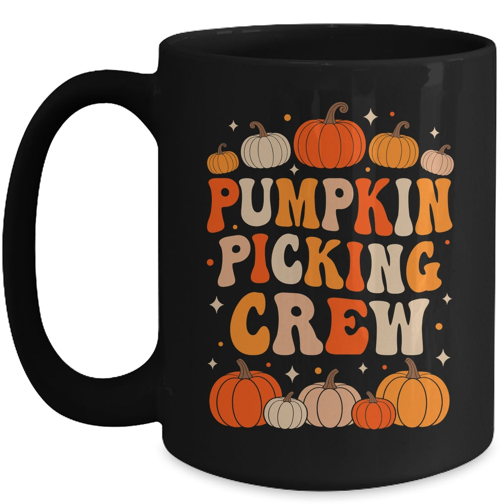 Groovy Pumpkin Picking Crew Matching Family Group Autumn Mug | teecentury