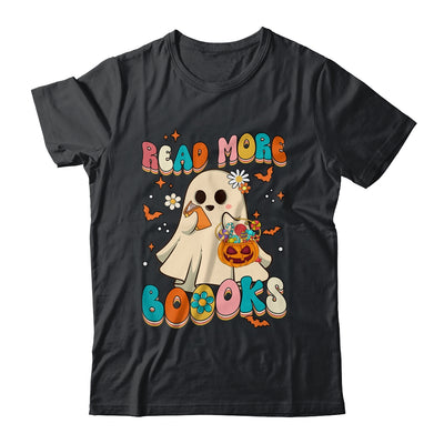 Groovy Read More Books Cute Ghost Boo Funny Halloween Kids Shirt & Hoodie | teecentury
