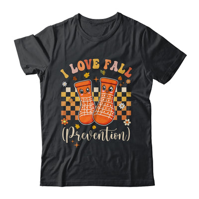 Groovy Retro I Love Fall Prevention Fall Physical Therapy Shirt & Hoodie | teecentury