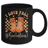 Groovy Retro I Love Fall Prevention Fall Physical Therapy Mug | teecentury