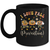 Groovy Retro I Love Fall Prevention Funny Physical Therapy Mug | teecentury