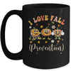 Groovy Retro I Love Fall Prevention Funny Physical Therapy Mug | teecentury