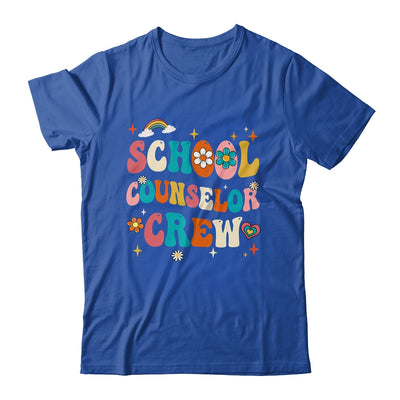 Groovy Retro School Counselor Crew Teacher Back To School Shirt & Hoodie | teecentury