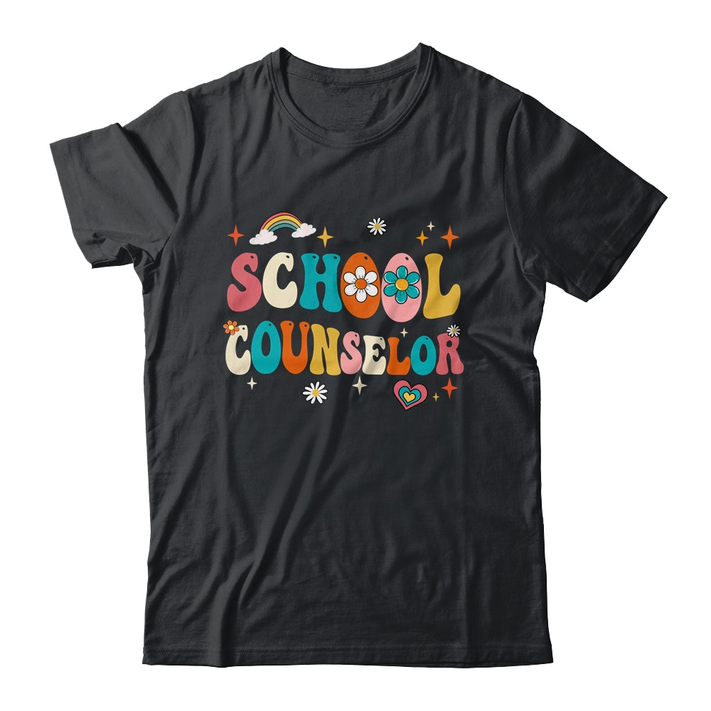 Groovy Retro Vintage School Counselor Teacher Back To School Shirt & Hoodie | teecentury