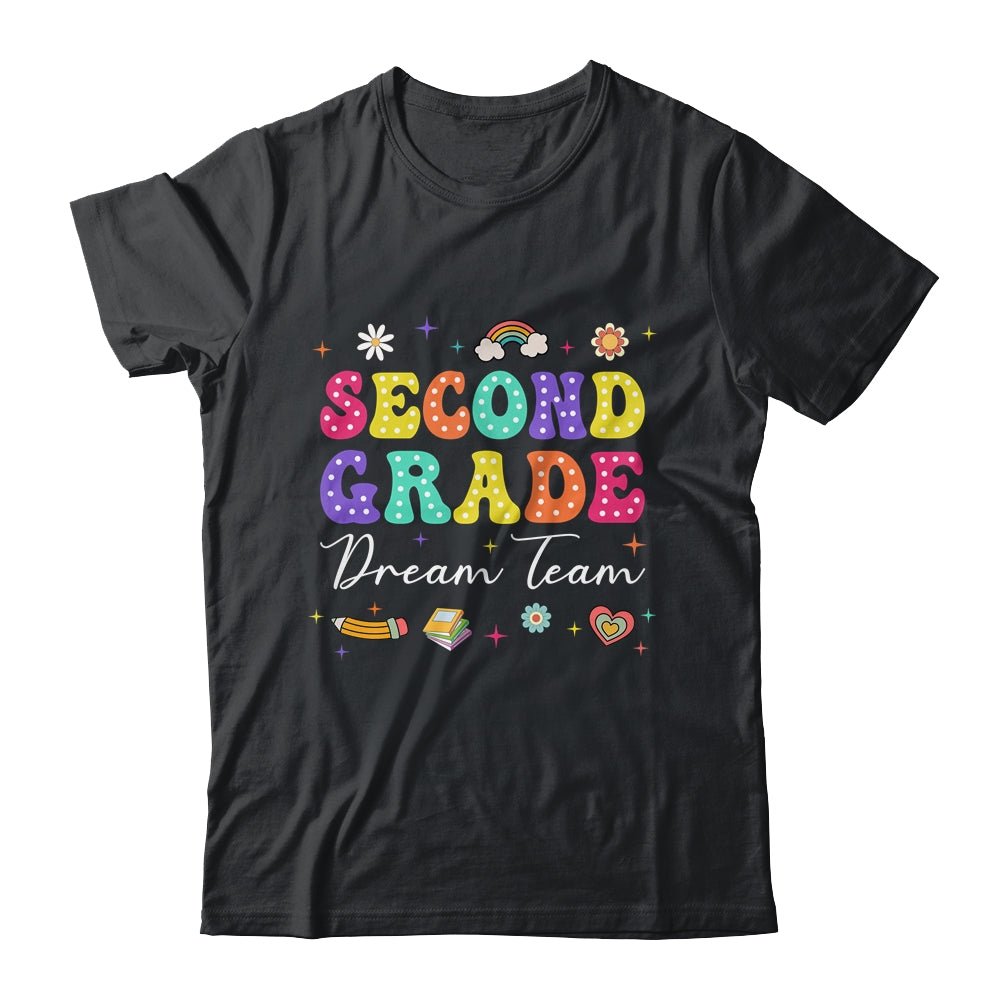 Groovy Second Grade Dream Team Back To School Teacher Kids Shirt & Hoodie | teecentury