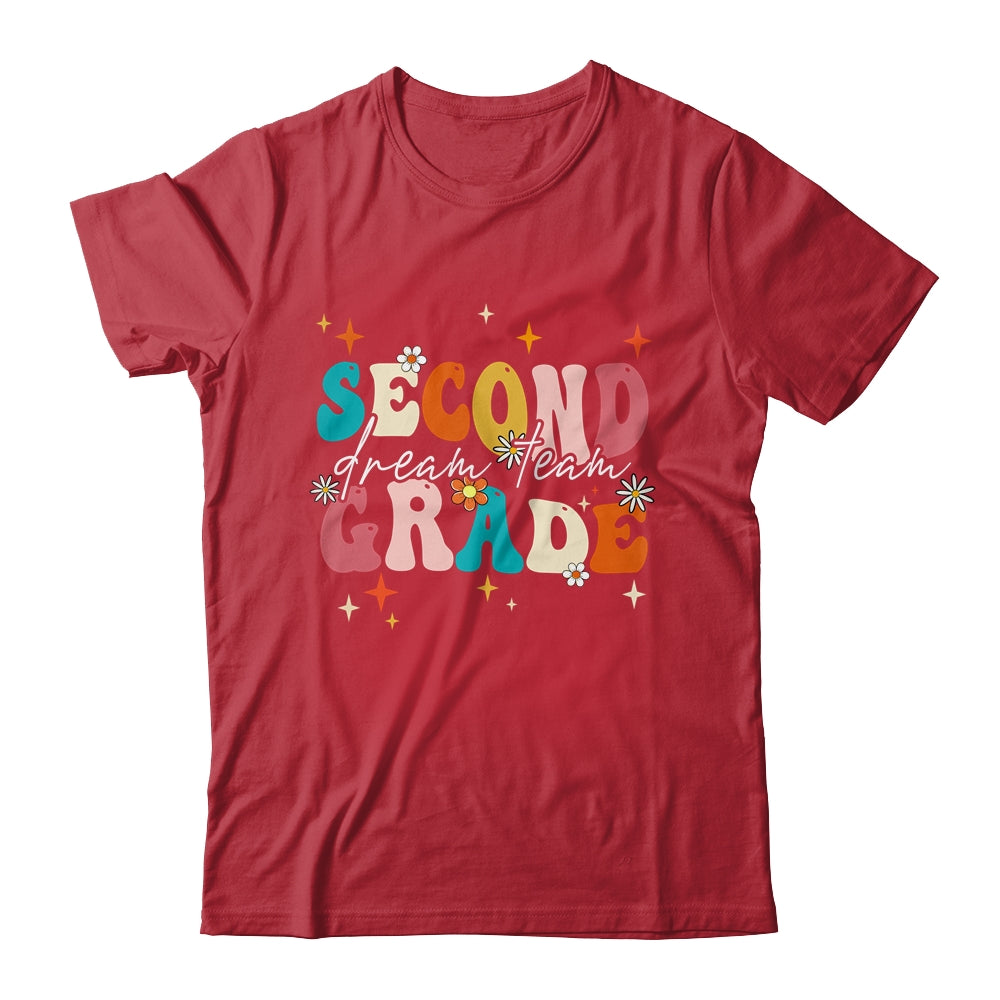 Groovy Second Grade Dream Team Back To School Teacher Kids Shirt & Hoodie | teecentury