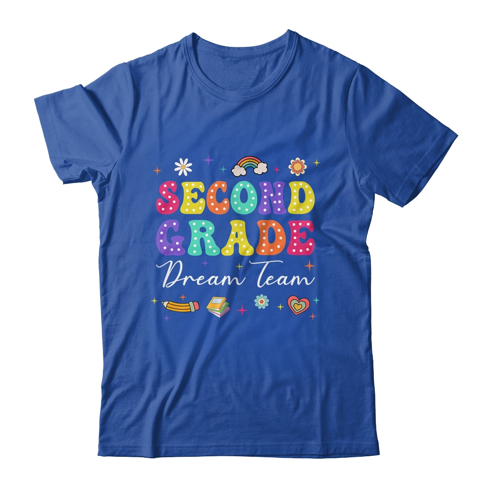 Groovy Second Grade Dream Team Back To School Teacher Kids Shirt & Hoodie | teecentury