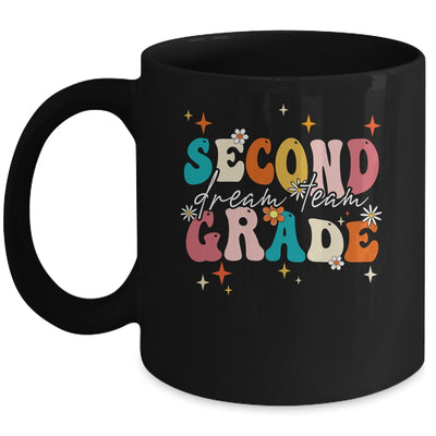 Groovy Second Grade Dream Team Back To School Teacher Kids Mug | teecentury