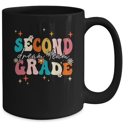 Groovy Second Grade Dream Team Back To School Teacher Kids Mug | teecentury