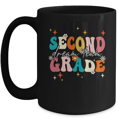 Groovy Second Grade Dream Team Back To School Teacher Kids Mug | teecentury