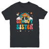 Groovy Sister Birthday Party Theme Decorations Rainbow Youth Shirt | teecentury