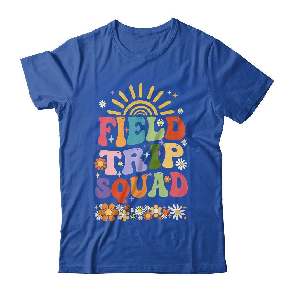 Groovy Smile Face Field Trip Squad Groovy Field Day Shirt & Hoodie | teecentury