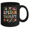 Groovy Speech Therapy Language Pathologist SLP Heart Love Mug | teecentury