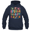 Groovy Speech Therapy Language Pathologist SLP Heart Love Shirt & Tank Top | teecentury