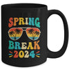 Groovy Spring Break 2024 School Family Beach Vacations Mug | teecentury