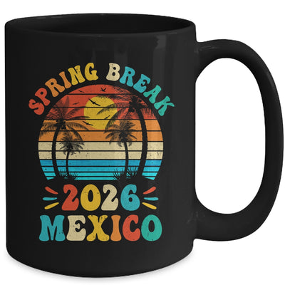Groovy Spring Break 2026 Mexico Family Beach Vacations Mug | teecentury