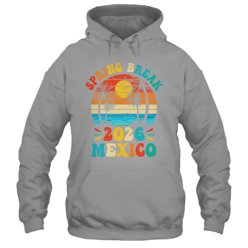Groovy Spring Break 2026 Mexico Family Beach Vacations Shirt & Tank Top | teecentury